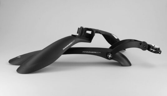 Комплект крил 24" -29" SIMPLA Hammer 3 SDE, SPEEDclamp mounting швидкознімне кріплення, чорні з білими вставками