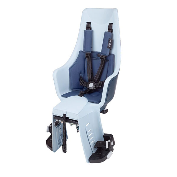 Детское велокресло на багажник Bobike Exclusive maxi Plus Carrier LED / Denim deluxe