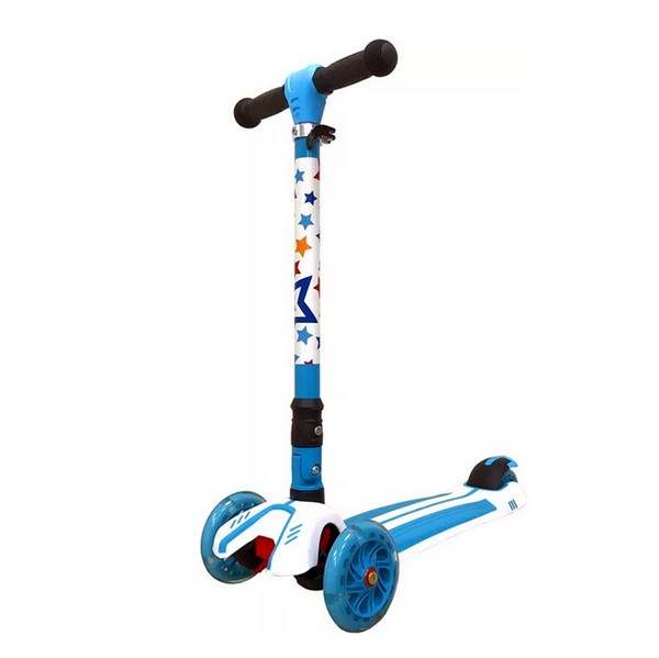 Самокат дет. Kiddimoto STARS	складной, Zoom 2