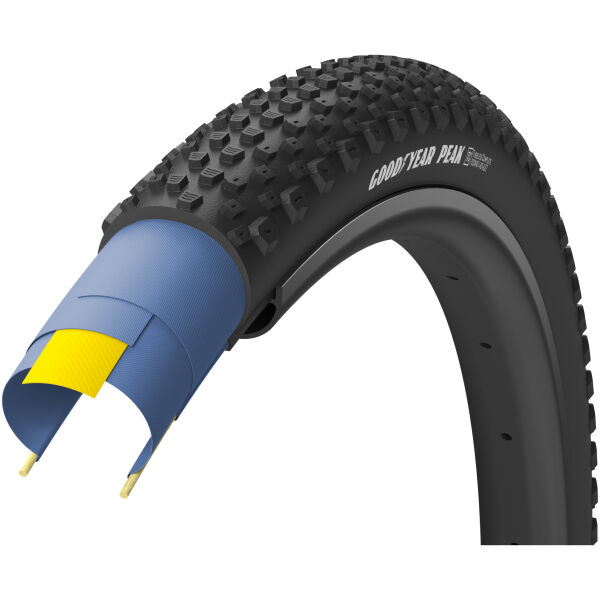 Покришка 700x40 (40-622) GoodYear PEAK tubeless complete, folding, black, 120tpi
