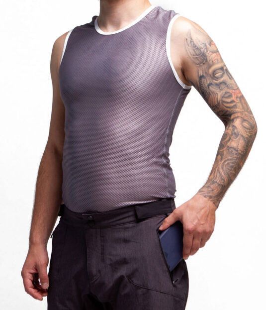 Джерсі Pride Baselayer, без рукавів, сіре, L