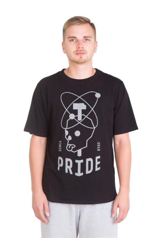 Футболка Pride ЧЕРЕП черная