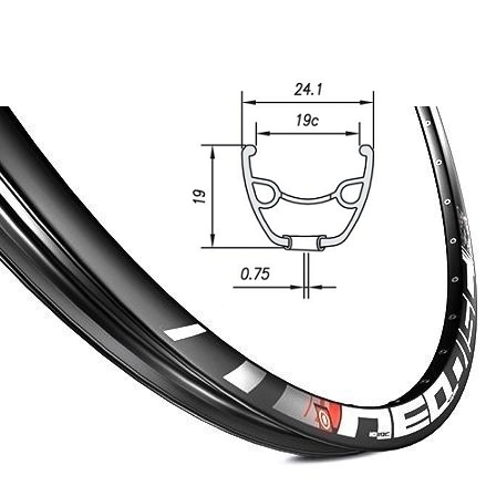 Обід 27,5" MACH 1 NEO DISC, AV, 32 отв, чорн.
