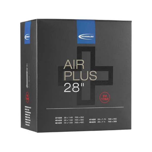 Камера 28" x 1.90" (37/47-622/635) Schwalbe DV17AP AIR PLUS IB 40mm