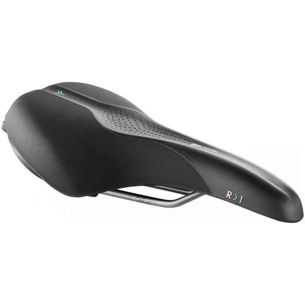 Седло Selle Royal SCIENTIA R1 Relaxed, 3D skingel, обивка Black gummy/Black mokka