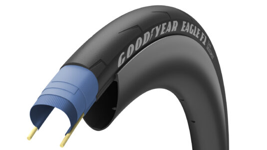 Покрышка 700x25C (25-622) GoodYear EAGLE F1 tube type, folding, black, 120tpi