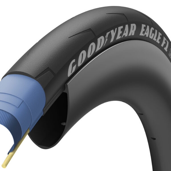 Покрышка 700x25C (25-622) GoodYear EAGLE F1 tube type, folding, black, 120tpi