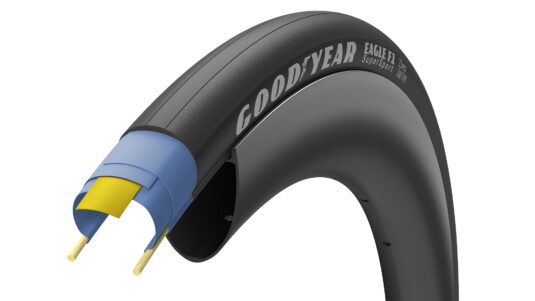 Покрышка 700x25C (25-622) GoodYear EAGLE F1 SuperSport, tube type, folding, black, 120tpi