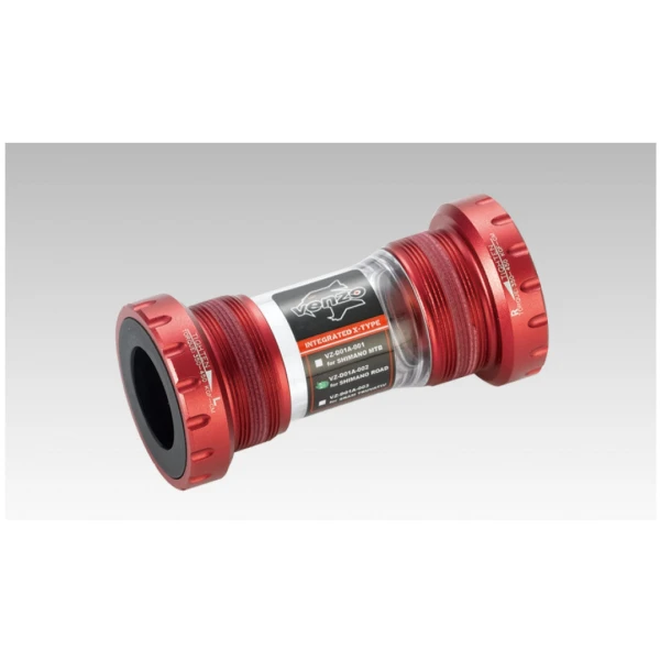 Каретка VENZO ROAD Shimano HOLLOWTHECH II 68/73мм чёрная
