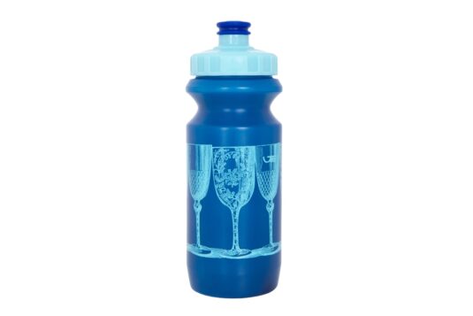 Фляга 0,6 Green Cycle BLUE CUPS з великим соском, blue nipple/blue cap/blue bottle