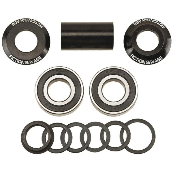 Каретка Fiction SAVAGE MID SEALED BOTTOM BRACKET, 19mm, черный