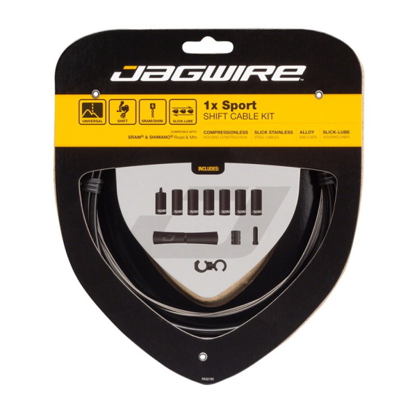 Комплект JAGWIRE 1X Sport Shift Kit UCK350 для перемикачів, на одну сторону, black