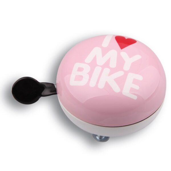 Дінг-Донг Green Cycle GBL-458 I love my bike діаметр 80мм рожевий