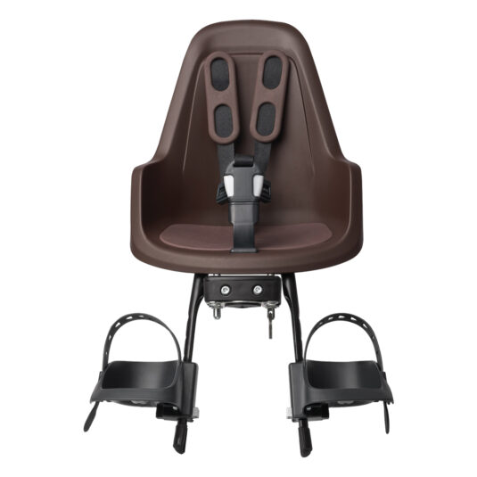 Детское велокресло  на руль Bobike Mini ONE / Coffee brown