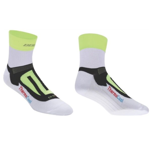 Шкарпетки BBB BSO-04 ErgoFeet зелений/білий. розм.: 35-38