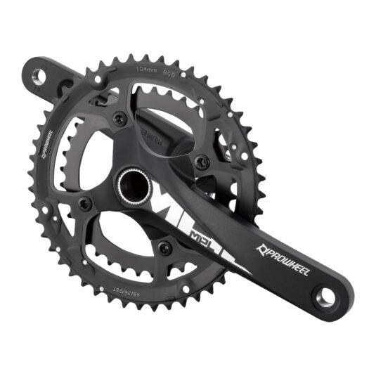 Шатуны на 2 звезды PROWHEEL MPL-751-TT (10S) 170mm, 48/36T black