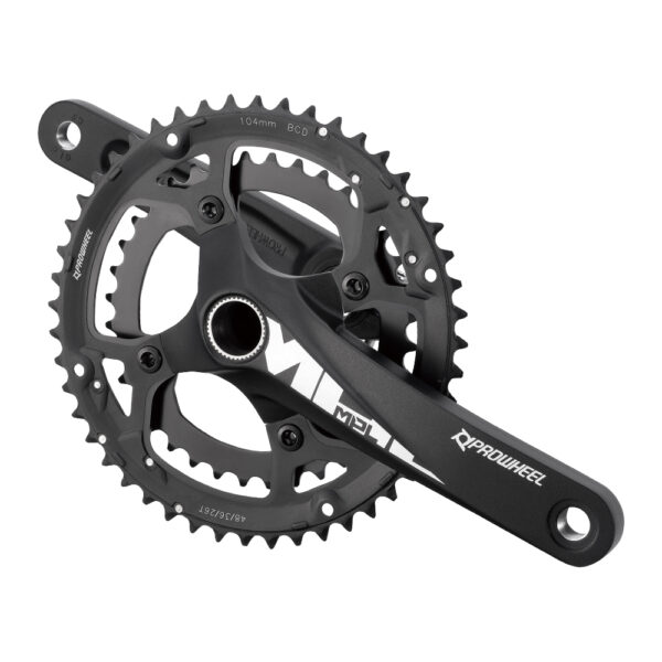 Шатуны на 2 звезды PROWHEEL MPL-751-TT (10S) 170mm, 48/36T black