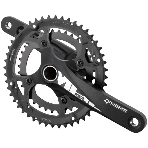 Шатуны на 2 звезды PROWHEEL MPL-751-TT (10S) 170mm, 48/36T black