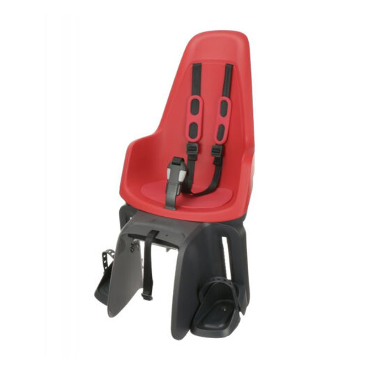 Детское велокресло  на багажник Bobike ONE maxi / Strawberry red
