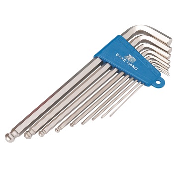 Набор шестигранников BikeHand (1.5/2/2.5/3/4/5/6/8/10mm) YC-623   YC-623