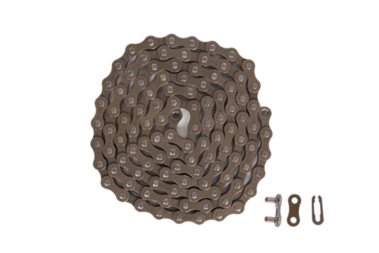 Цепь 1ск. 110зв. brown/brown КМС S1 с замком