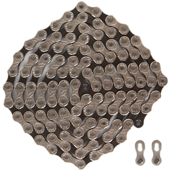 Цепь 10ск. 116зв. silver/black КМС X10 с замком