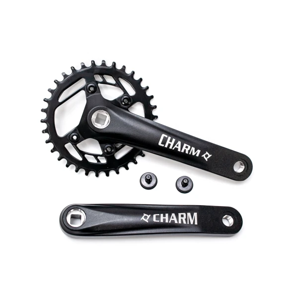 Шатун  с одной звездой AL L175мм 34T PROWHEEL CHARM-34T под квадрат