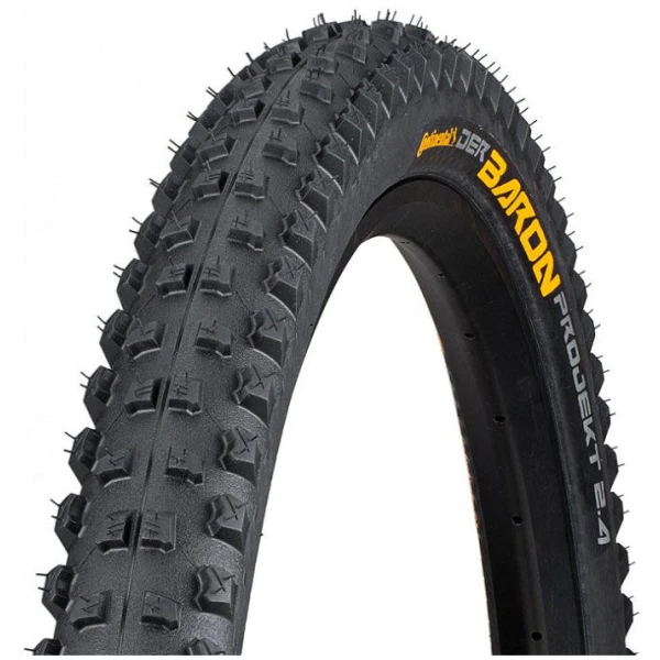 Покрышка Continental Der Baron Projekt 27.5"x2.4, Фолдинг, Tubeless, ProTection Apex, Skin