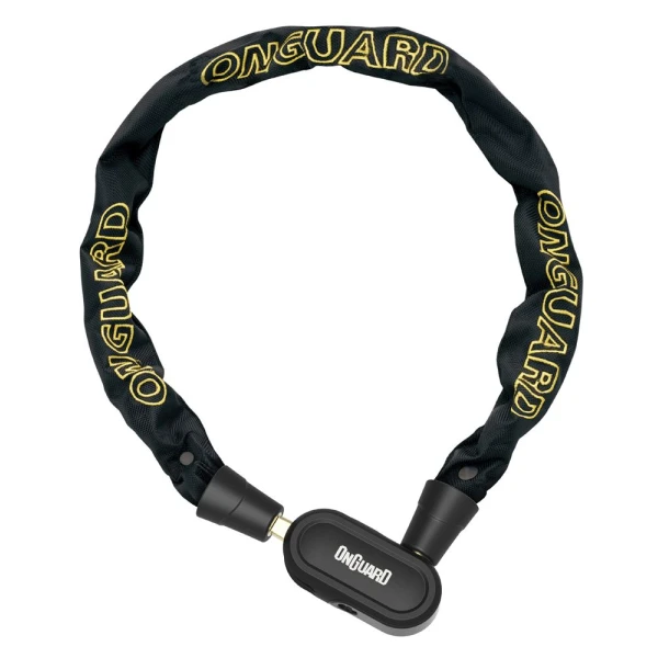 Замок цепной Onguard Fastlock ,интегрированный замок, 4 ключа + 1 с подсветкой