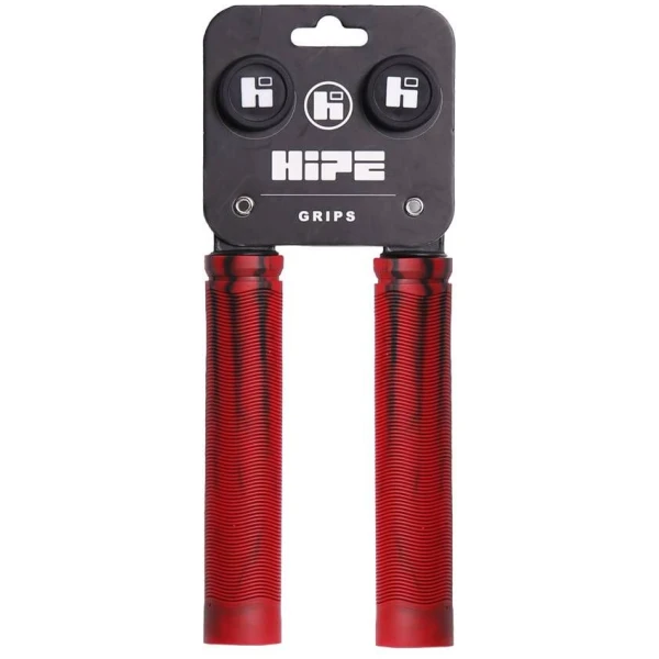 Грипсы для трюкового самоката Hipe H4 Duo, 155мм, black/red