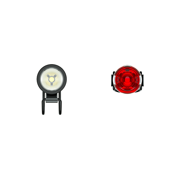 Комплект фара + мигалка Knog Plug Twinpack 250/10 Lumens Black