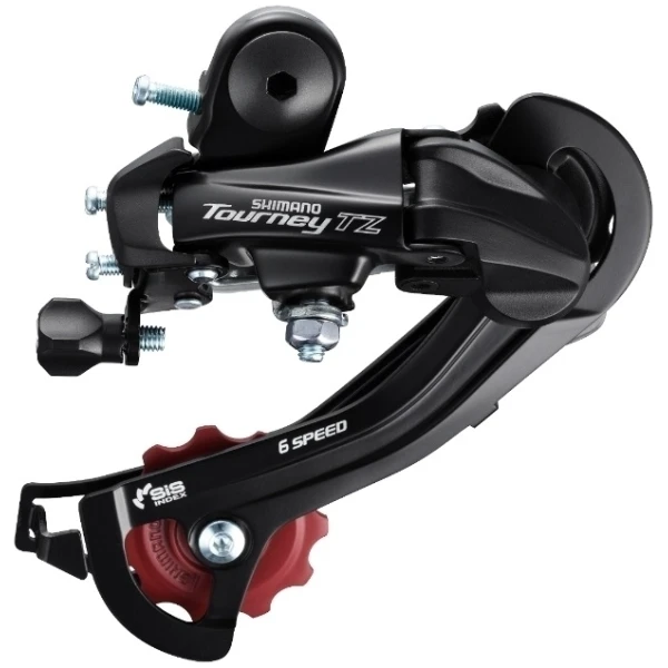 Переключатель задний SHIMANO RD-TZ500 7шв, под болт, черный