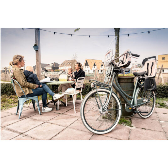 Дитяче велокрісло на багажник Bobike Maxi GO Carrier / Macaron grey