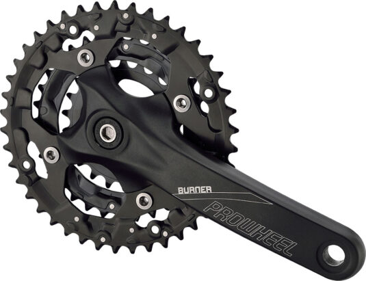 Комплект шатунів PROWHEEL BURNER-301-N (8S) 175mm, 22/32/42T black