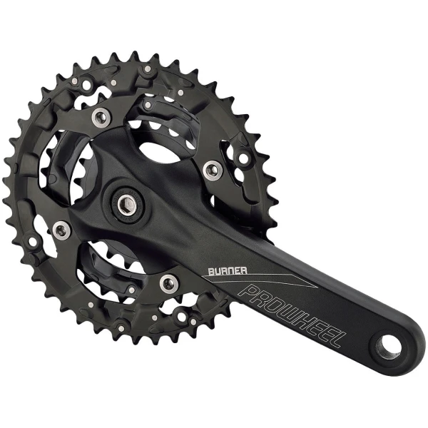 Комплект шатунів PROWHEEL BURNER-301-N (8S) 175mm, 22/32/42T black