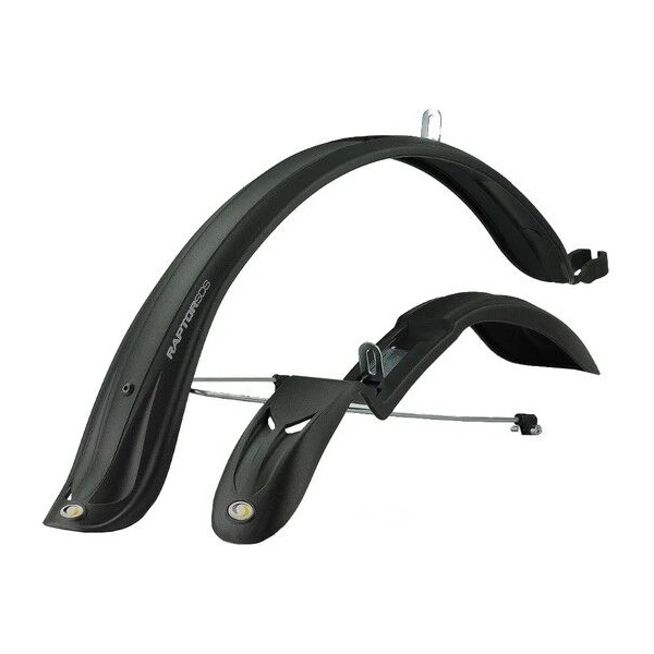 Крылья на велосипед 24"-28" SIMPLA Raptor SDS + stay, с металлическими дугами (комплект)