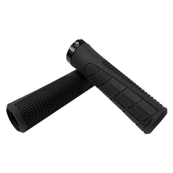 Гріпси Green Cycle GGR-418 130mm чорні з одним чорним замком