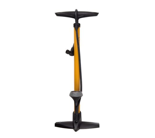 Стаціонарний насос Green Cycle GPF-355 сталевий з манометром, presta + schrader, 160psi