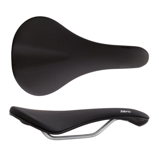 Сідло Fabric SCOOP Gel RADIUS база нейлон, cr-mo рейли, 155мм, чорне