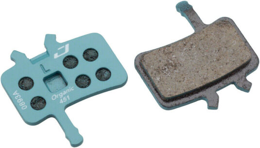 Колодки тормозные диск JAGWIRE Organic Sport Disc DCA764 (2 шт) - Avid® BB7, All Juicy Models Blue