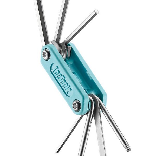 Ключ Ice Toolz "Handy-7" 94H2 складаний, неіржавна сталь, блакитний
