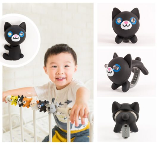 Мигалка для детского велосипеда Zoonimal Кот, LED, на руль. Свечение: Белый