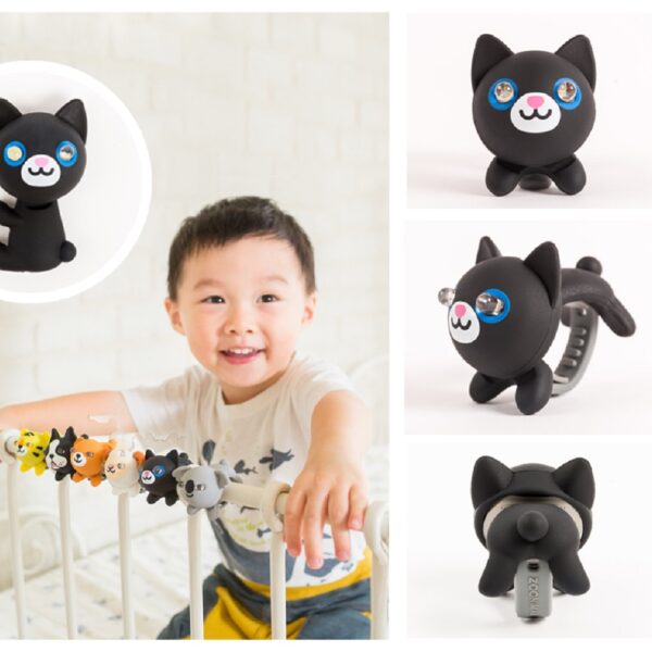 Мигалка для детского велосипеда Zoonimal Кот, LED, на руль. Свечение: Белый
