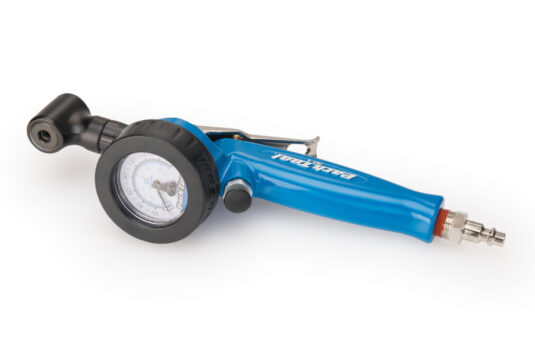 Пневмопістолет Park Tool INF-1 для накачування шин presta+schrader, з манометром 0–15 bars