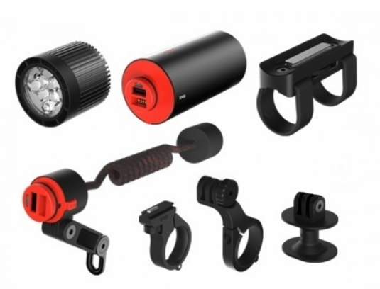 Комплект фари + набір кріплень Knog PWR Mountain Kit 2000 Lumens