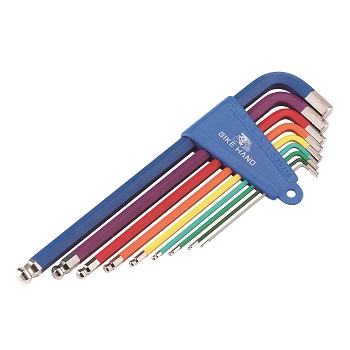 Набор шестигранников BikeHand (1.5/2/2.5/3/4/5/6/8/10 mm) YC-623-9C   YC-623-9C