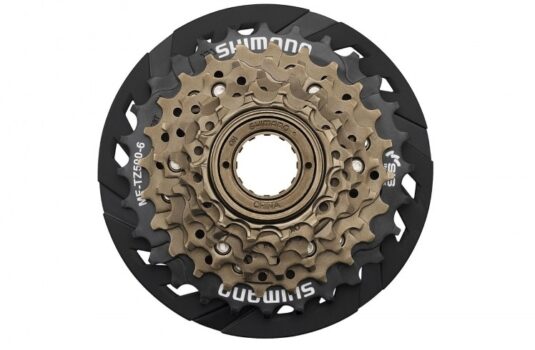 Трещітка 7-к 14-28Т SHIMANO TZ-500 із захистом спиць (ED)