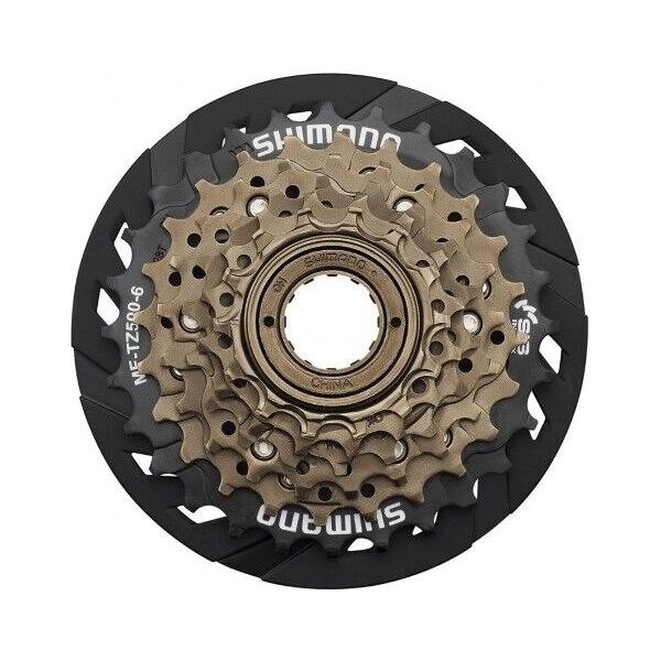 Трещітка 7-к 14-28Т SHIMANO TZ-500 із захистом спиць (ED)