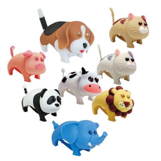 Фонарик-мигалка для детского велосипеда Zoonimal Панда, LED, на руль. Свечение: Белый