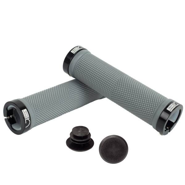 Гріпси Green Cycle GGR-424 130mm сірий з двома чорними замками